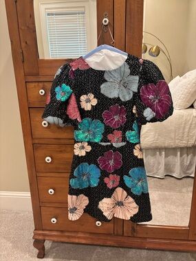 floral smocked tie waist midi dress Moon River Mixed Floral Smocked Midi Dress – Cedar & Thread